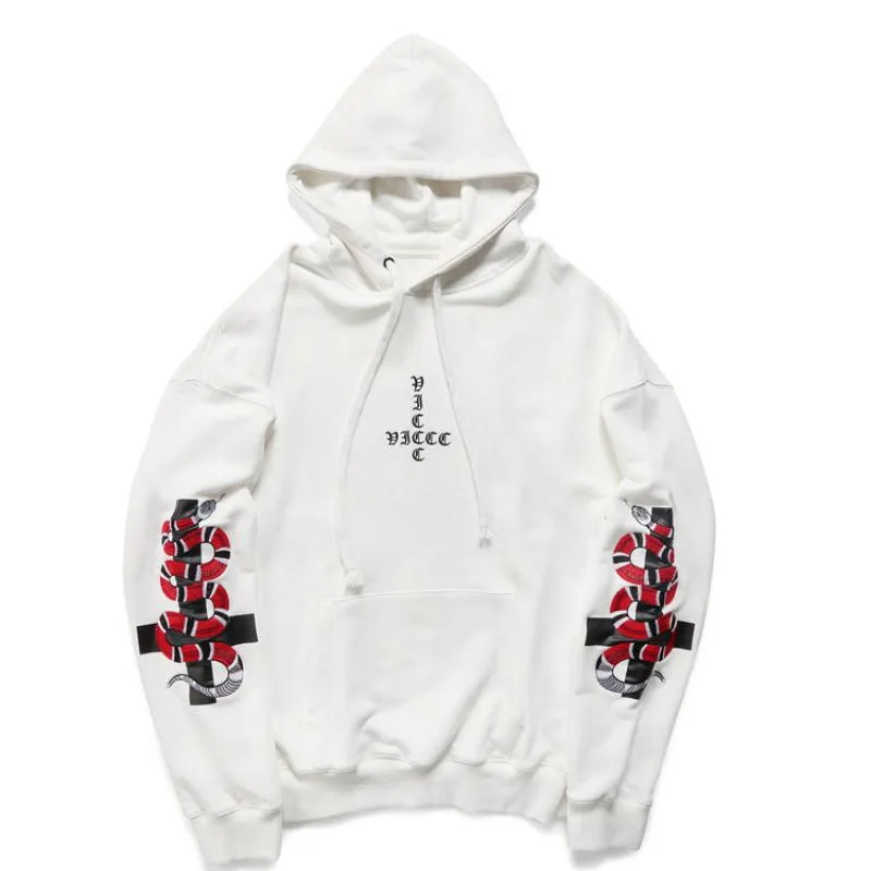 Men's Spring Hooded Sweatshirt With Print