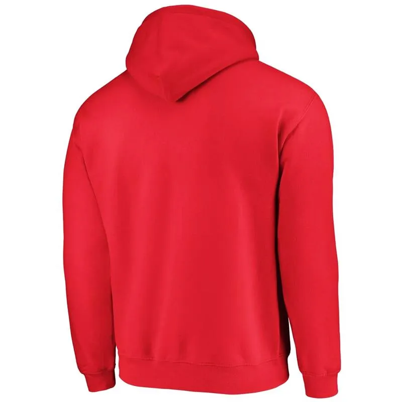 Men's Spring/Autumn Warm Hooded Sweatshirt With Print