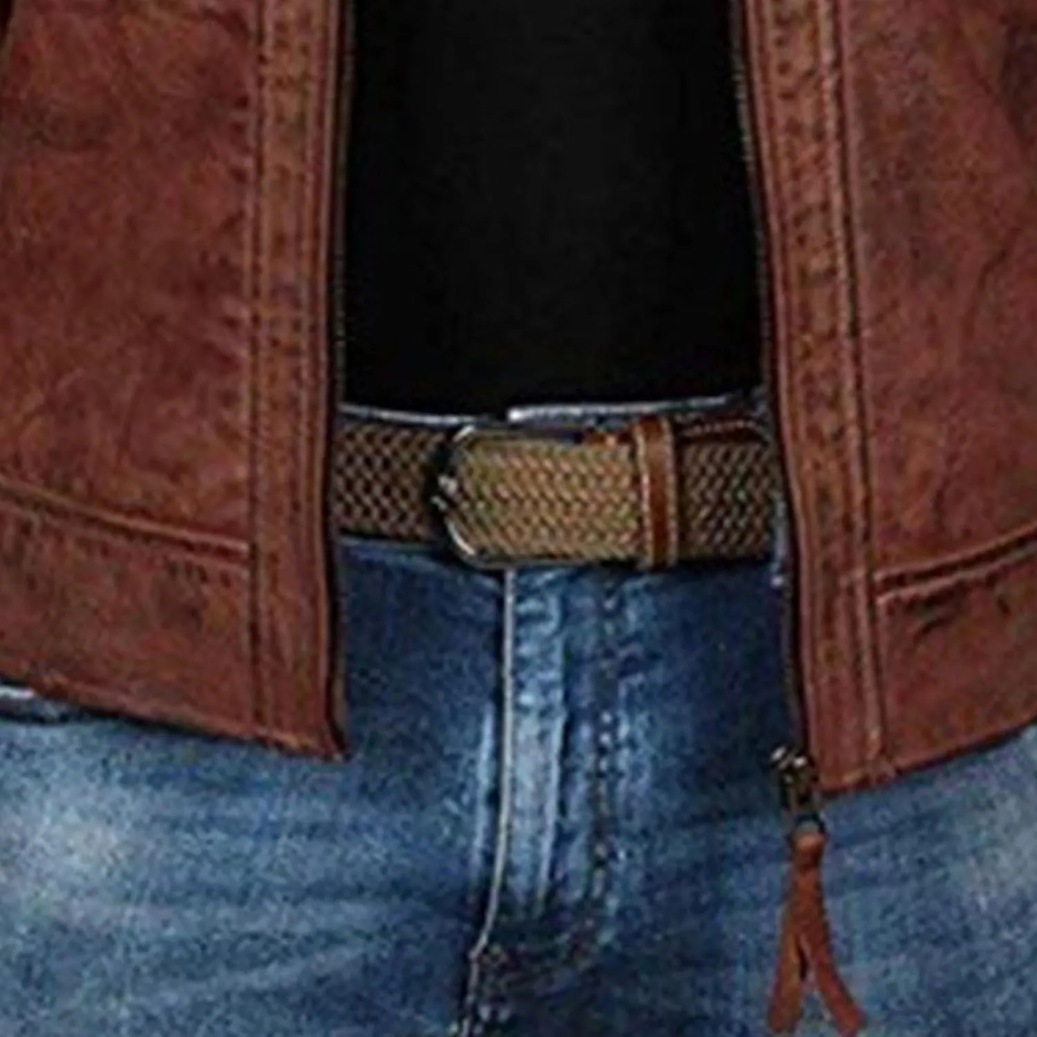 Men's Stand Collar Punk Leather Jacket Vintage Zip Up Moto Biker Winter Coats Thicken Motorcycle Bomber Jacket
