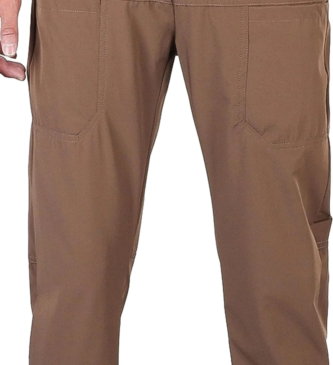 Men's Straight Leg Casual Stylish Outdoor Pants Elastic Waist Sweatpants Outdoor Pants Solid Jogging Trousers