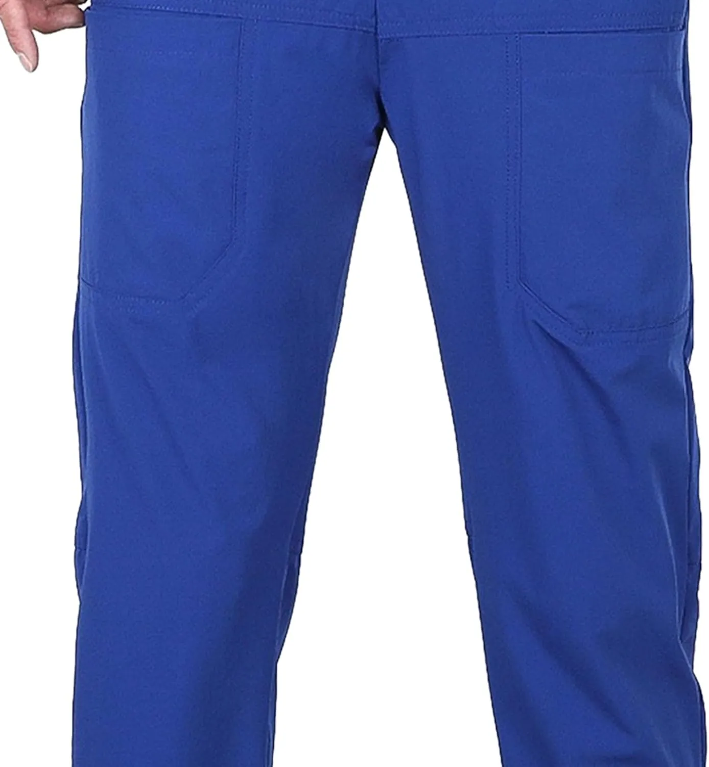 Men's Straight Leg Casual Stylish Outdoor Pants Elastic Waist Sweatpants Outdoor Pants Solid Jogging Trousers