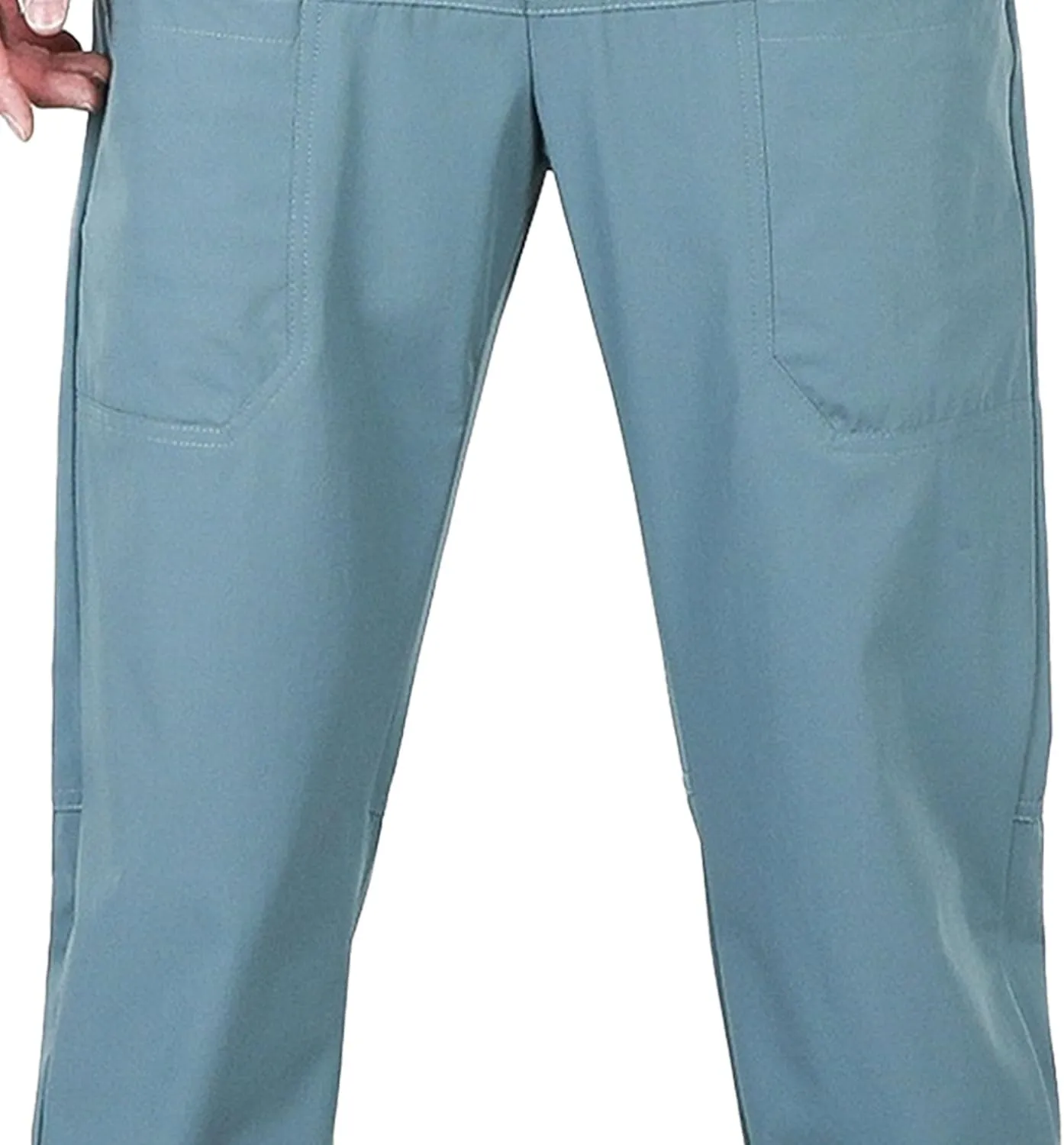 Men's Straight Leg Casual Stylish Outdoor Pants Elastic Waist Sweatpants Outdoor Pants Solid Jogging Trousers