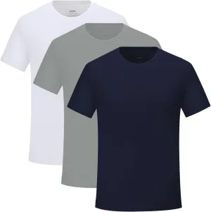 Men's Stretch Viscose Moisture-Wicking Tagless Undershirts, Pack of 3
