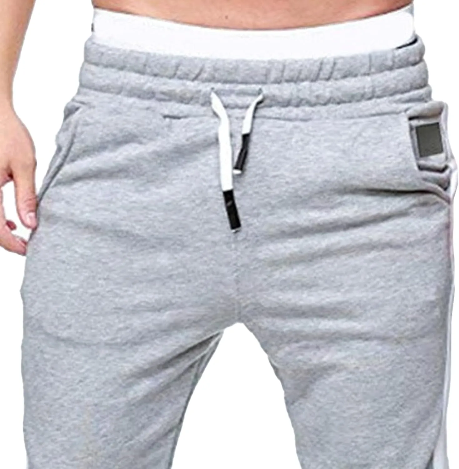 Men's Stylish Casual Track Jogging Pants Elastic Waist Comfort Outdoor Pants Regular Fit Hiking Trousers