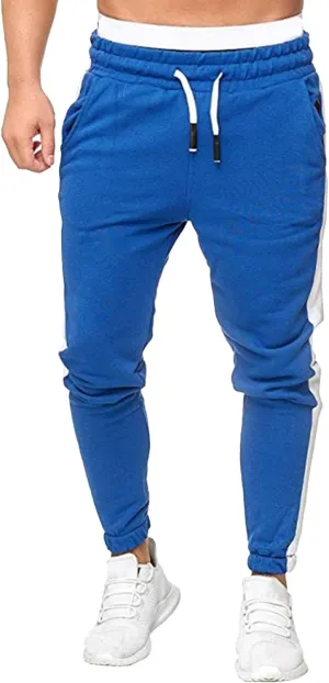 Men's Stylish Casual Track Jogging Pants Elastic Waist Comfort Outdoor Pants Regular Fit Hiking Trousers