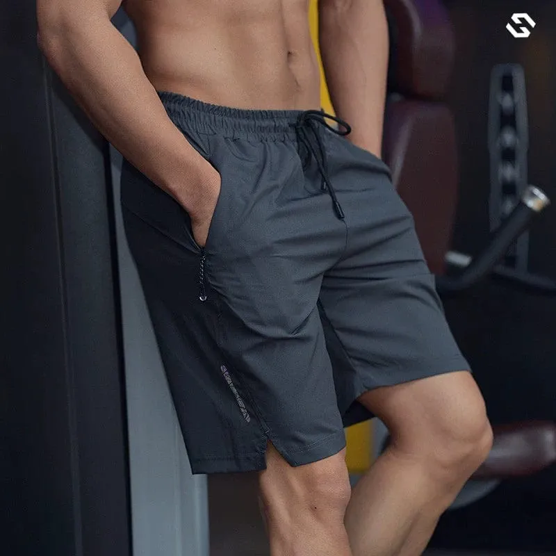 Men's  Summer Camouflage Printed  Split Sports Shorts