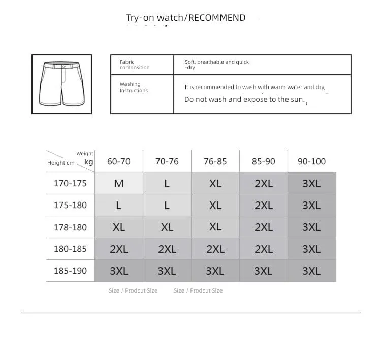 Men's  Summer Camouflage Printed  Split Sports Shorts