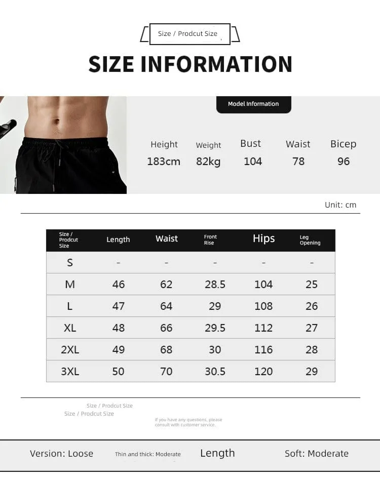Men's  Summer Camouflage Printed  Split Sports Shorts