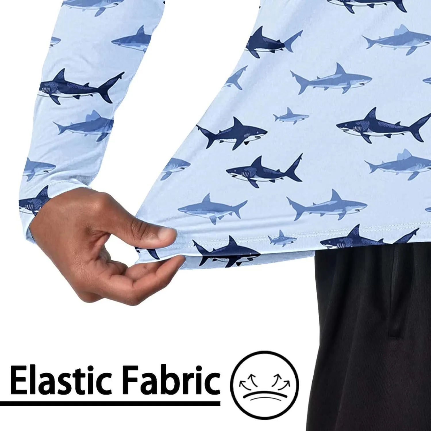 Men's Sun Protection Hoodie Shirt UPF 50  Long Sleeve Rash Guard Outdoor Fishing Lightweight Camo Quick Dry UV Shirts