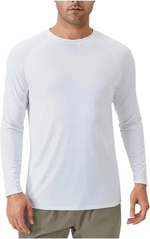 Men's Sun Protection Shirts Long Sleeve Rash Guard UV SPF UPF 50  Fishing Running Quick Dry Lightweight Pullover Tops