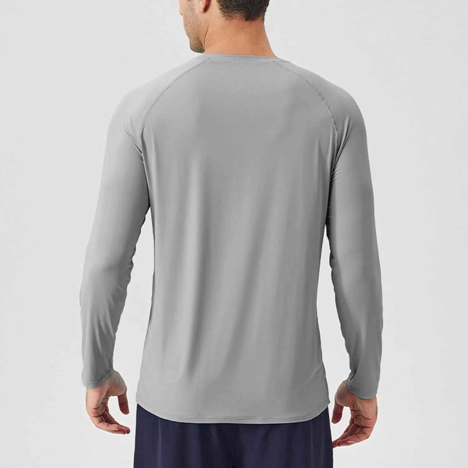 Men's Sun Protection Shirts Long Sleeve Rash Guard UV SPF UPF 50  Fishing Running Quick Dry Lightweight Pullover Tops