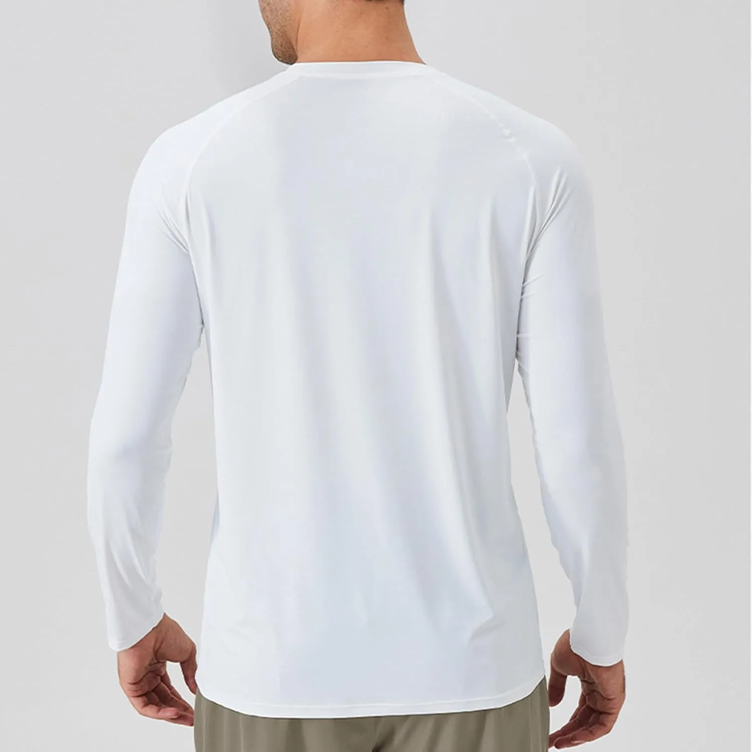 Men's Sun Protection Shirts Long Sleeve Rash Guard UV SPF UPF 50  Fishing Running Quick Dry Lightweight Pullover Tops