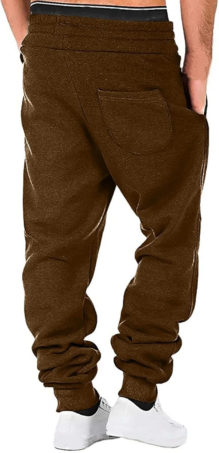 Mens Tactical Cargo Pants Casual Hiking Athletic Joggers Stretch Elastic Waist Sweatpants Hiking Outdoor Pants