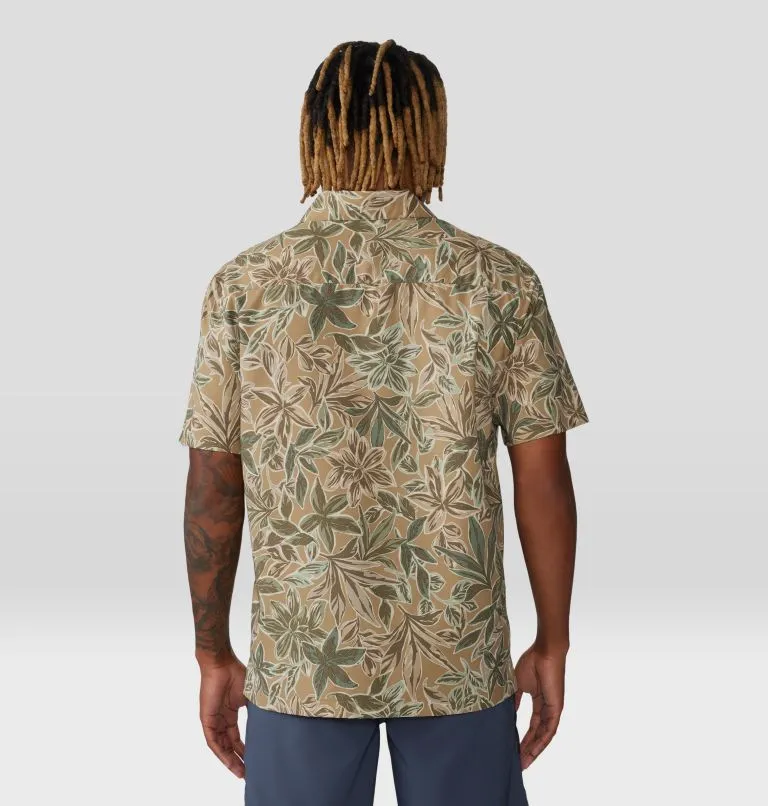 Men's Trail Sender Camp Shirt - Sandstorm Floral Print