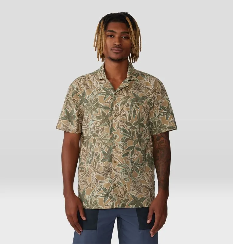 Men's Trail Sender Camp Shirt - Sandstorm Floral Print
