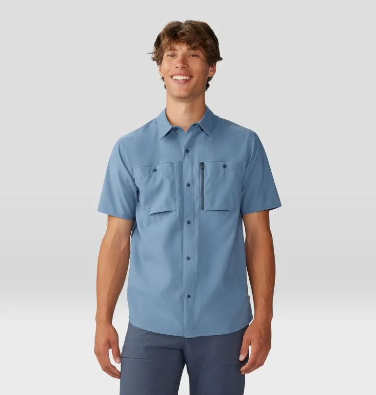 Men's Trail Sender Short Sleeve - Light Zinc