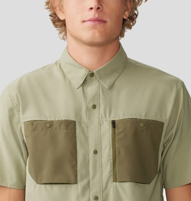 Men's Trail Sender Short Sleeve - Mantis Green/Combat Green