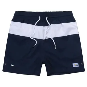 Men's Trendy Quick-Dry Splicing Swim Trunks