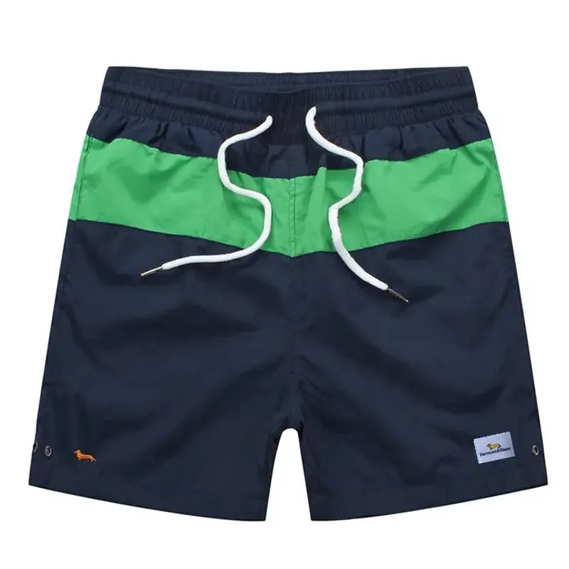 Men's Trendy Quick-Dry Splicing Swim Trunks