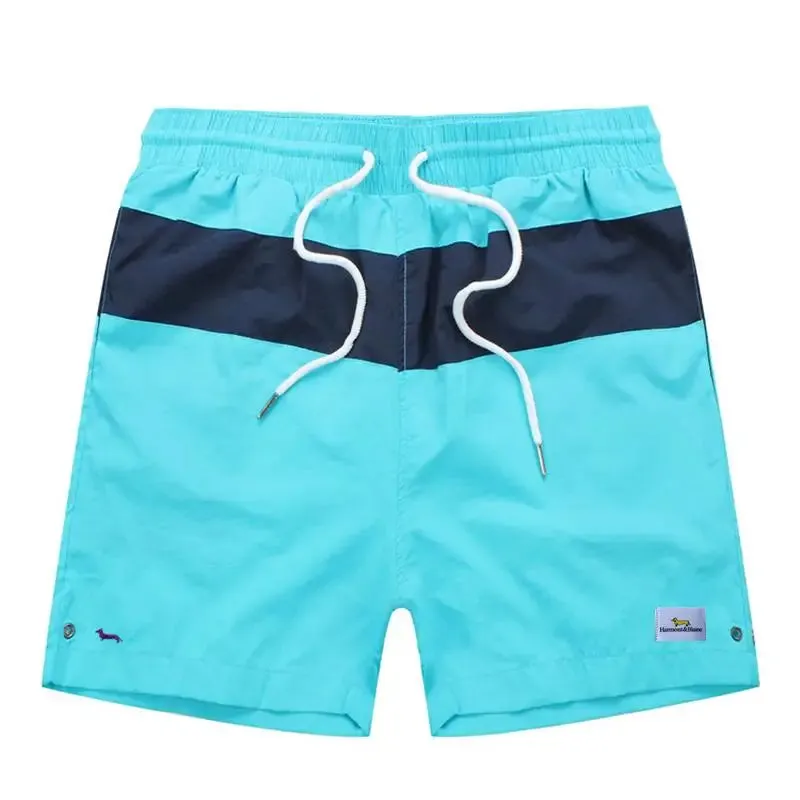 Men's Trendy Quick-Dry Splicing Swim Trunks