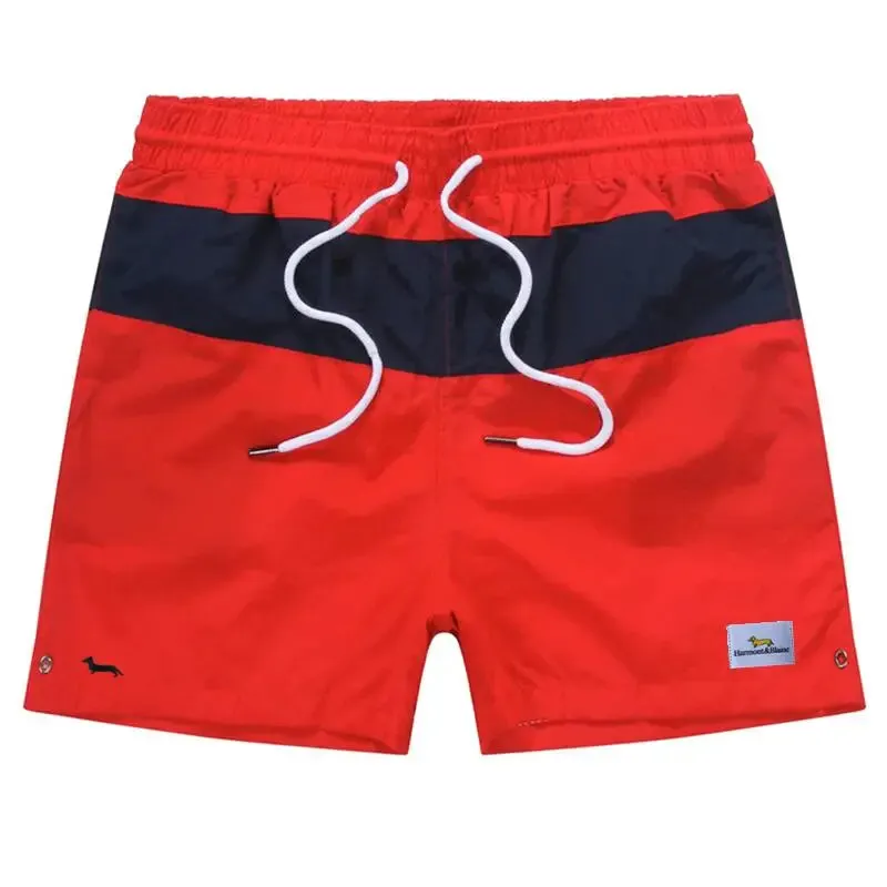Men's Trendy Quick-Dry Splicing Swim Trunks