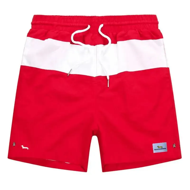 Men's Trendy Quick-Dry Splicing Swim Trunks