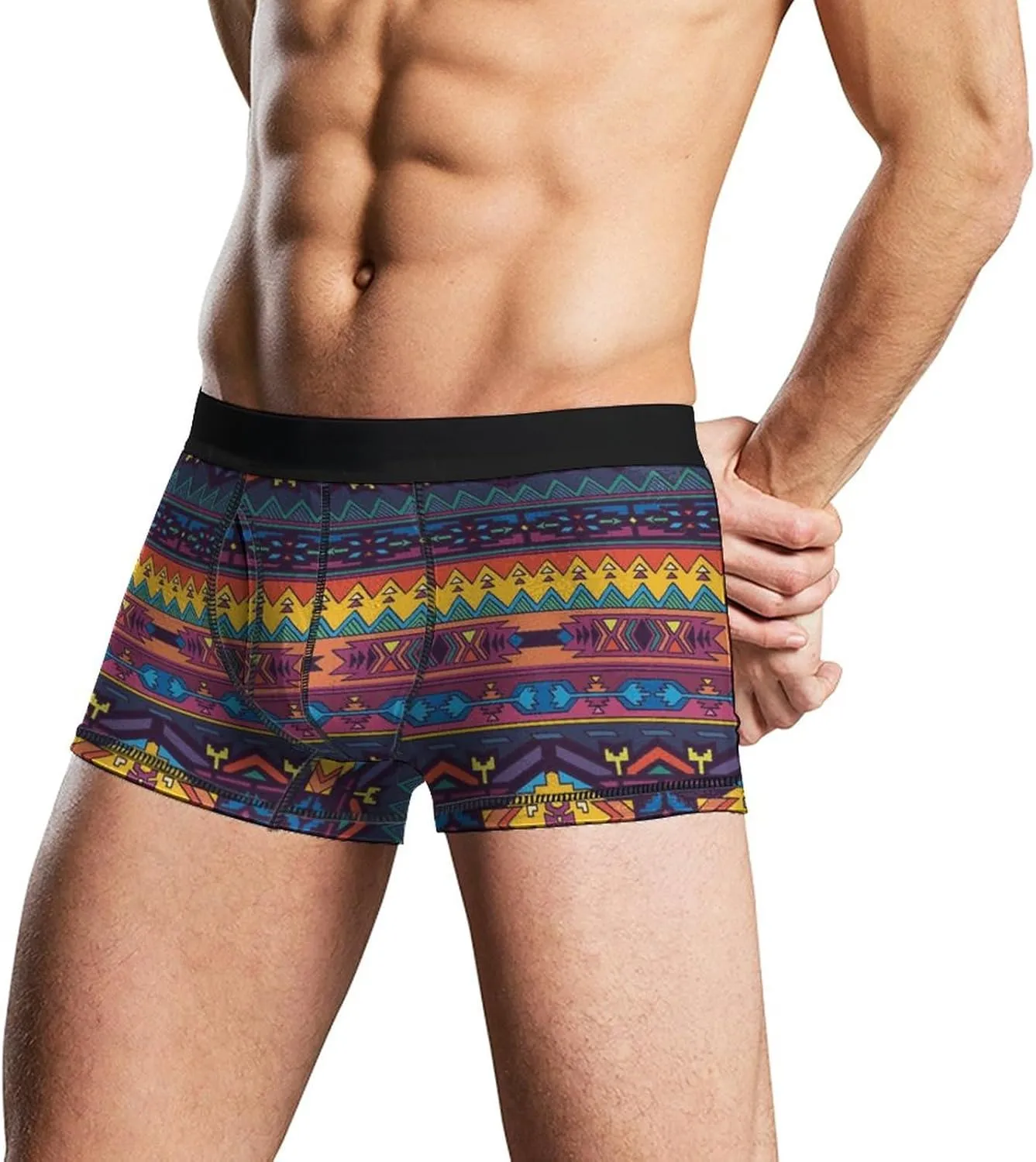 Men's Underwear Boxer Briefs Moisture Wicking ComfortSoft Boxer Brief Breathable