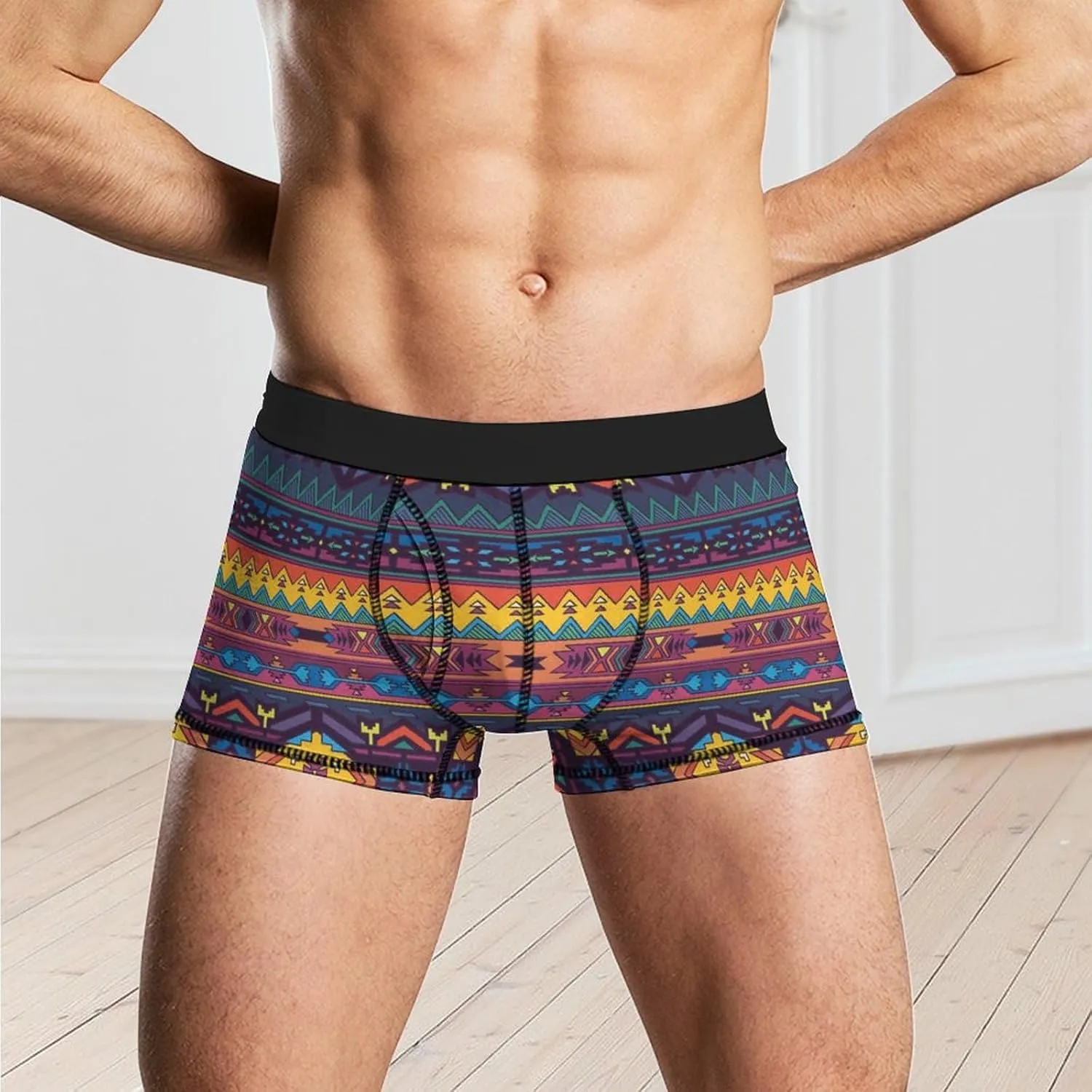 Men's Underwear Boxer Briefs Moisture Wicking ComfortSoft Boxer Brief Breathable