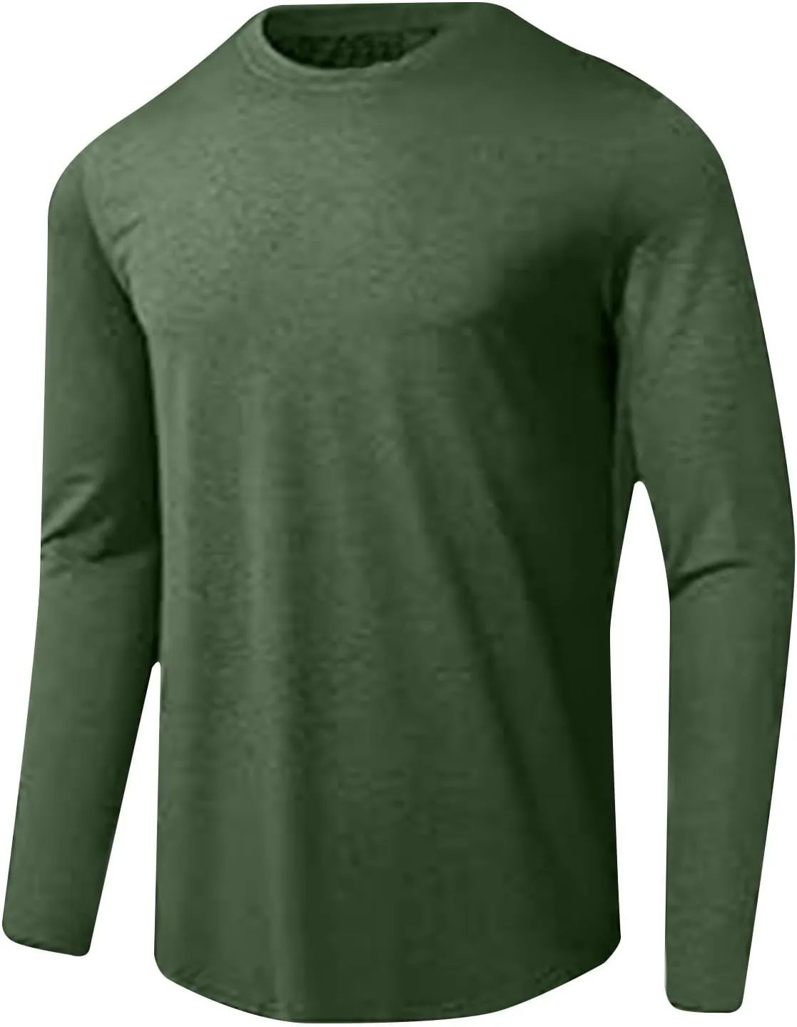 Mens UPF 50  UV Sun Protection Shirts Outdoor Long Sleeve SPF Rash Guard Lightweight Quick Dry Fishing Running Tshirts
