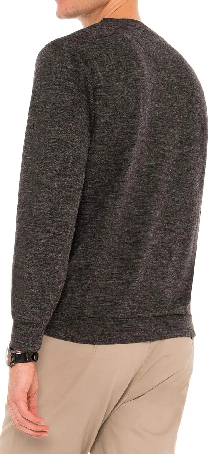 Mens V Neck Sweater - Moisture Wicking Dry Fit - Lightweight Fashion Sweaters