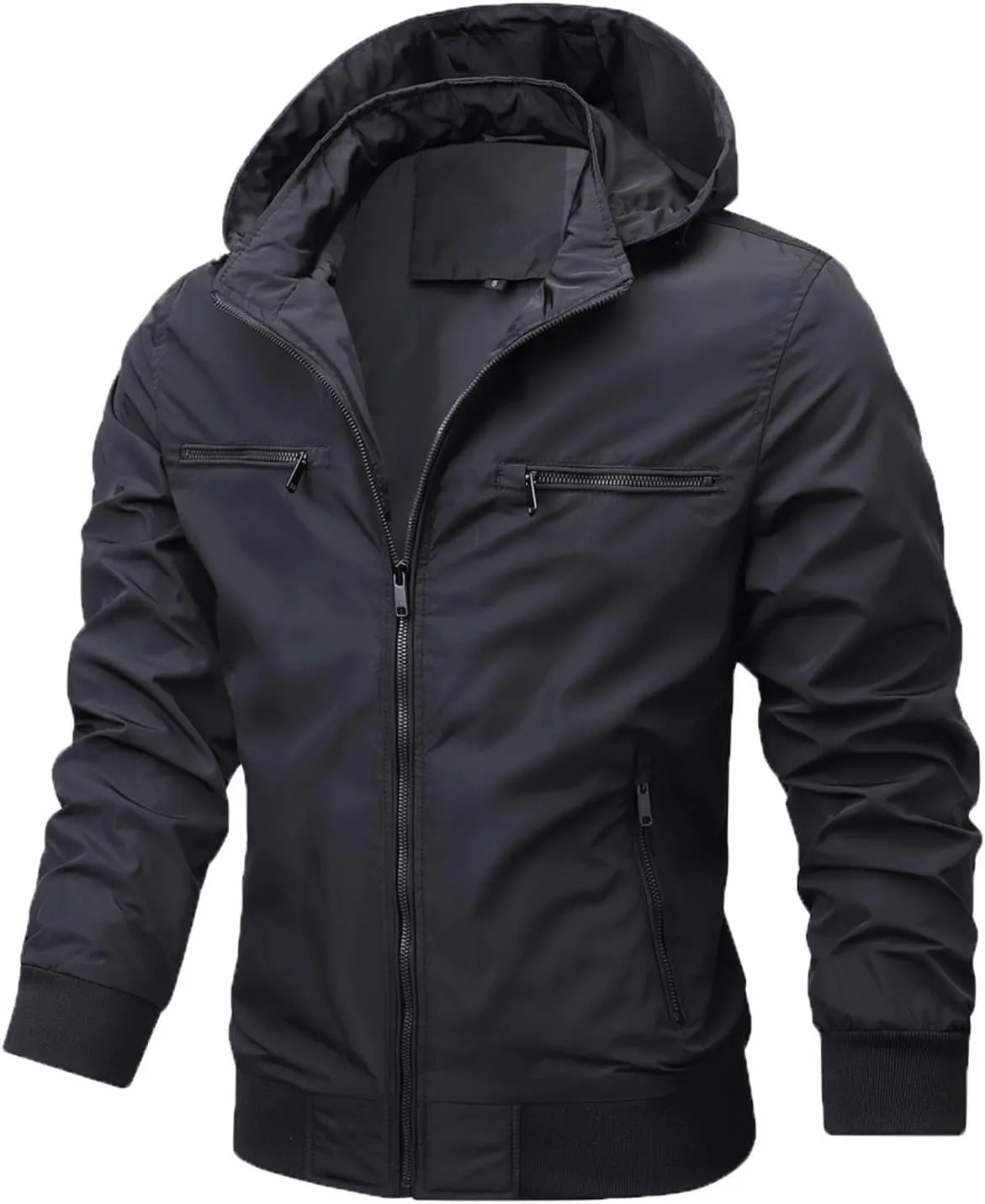 Men's Waterproof Softshell Jacket Windbreaker Removable Hood Rain Coat Men Outdoor Hiking Climbing Jackets Insulated