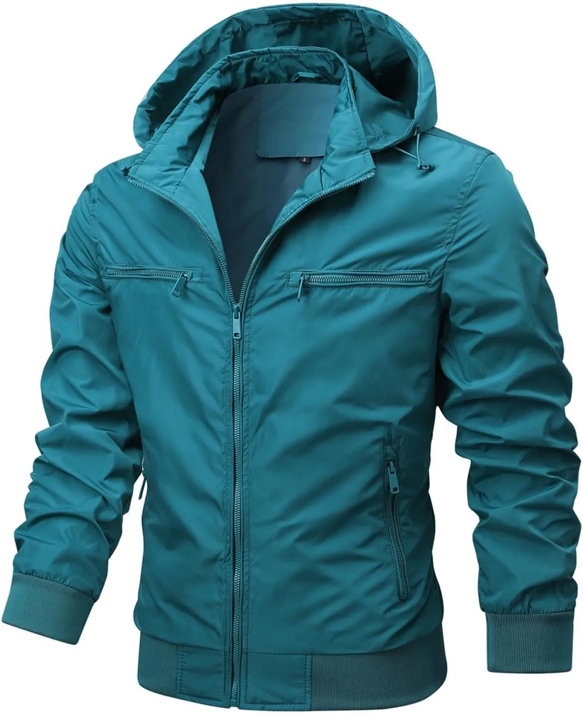 Men's Waterproof Softshell Jacket Windbreaker Removable Hood Rain Coat Men Outdoor Hiking Climbing Jackets Insulated