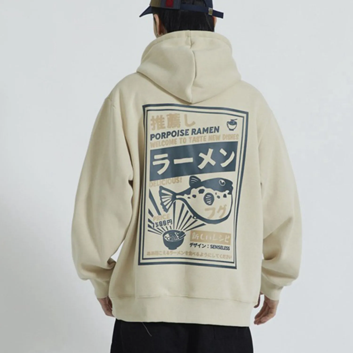 Men's Winter Fleece Warm Thick Hoodie With Print