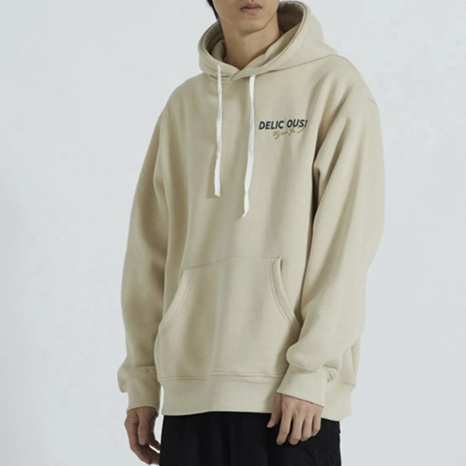 Men's Winter Fleece Warm Thick Hoodie With Print