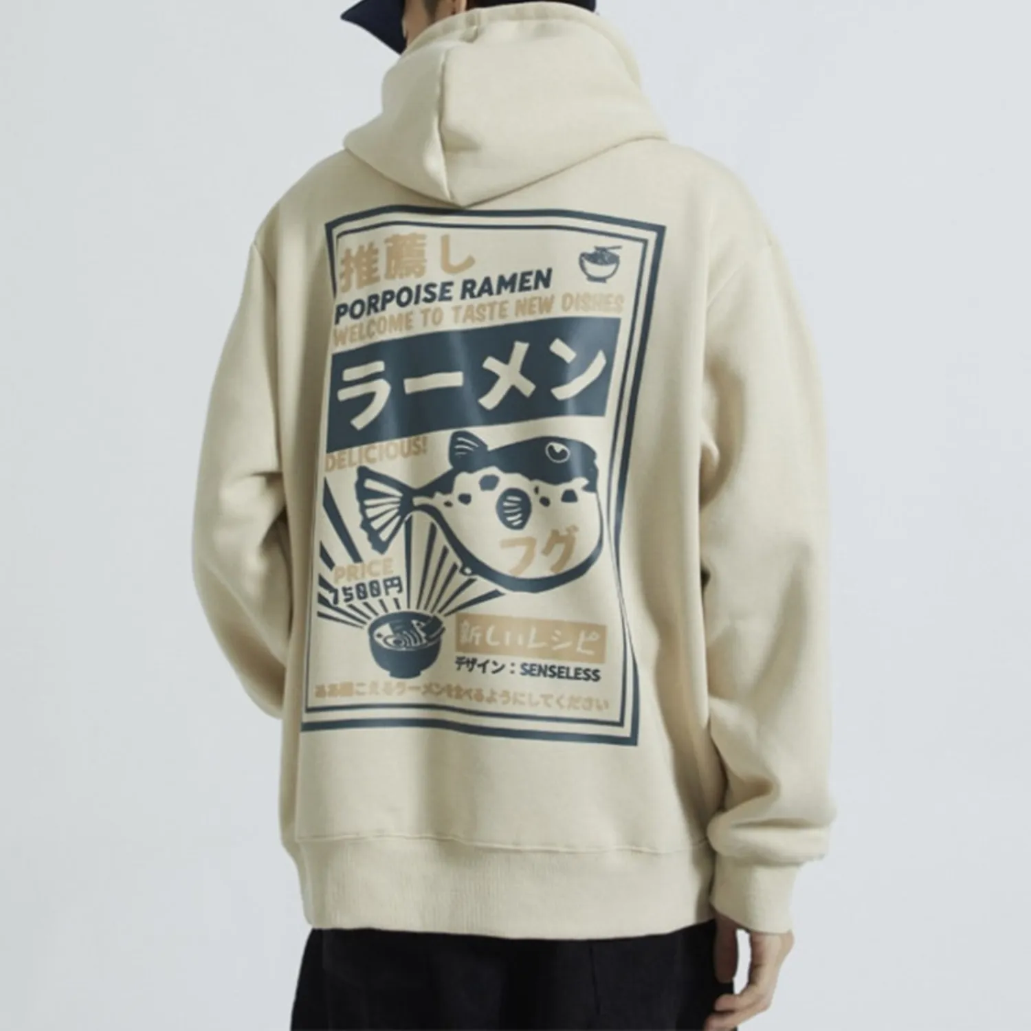 Men's Winter Fleece Warm Thick Hoodie With Print