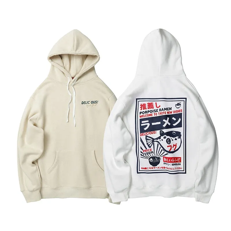 Men's Winter Fleece Warm Thick Hoodie With Print