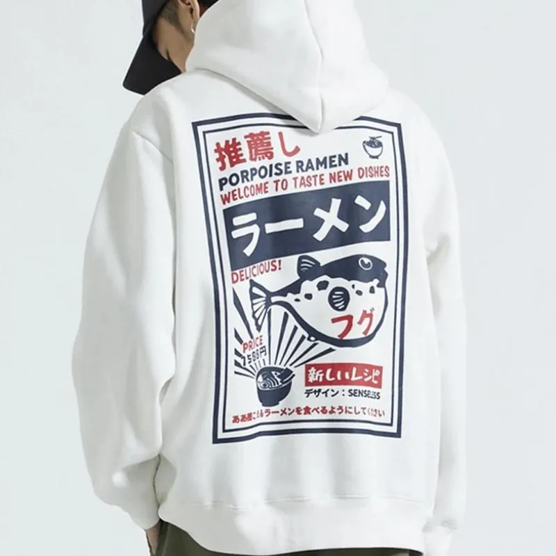 Men's Winter Fleece Warm Thick Hoodie With Print