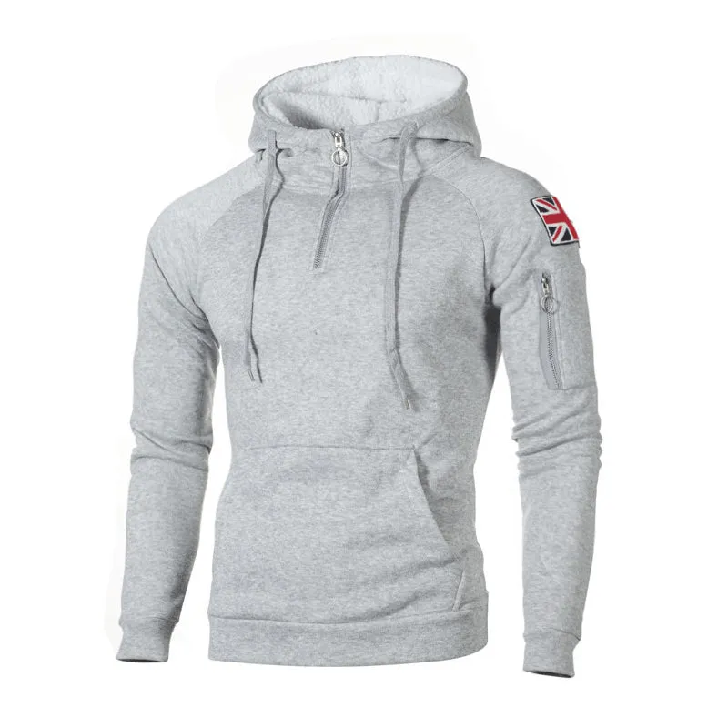 Men's Winter/Spring Casual Hooded Sweatshirt