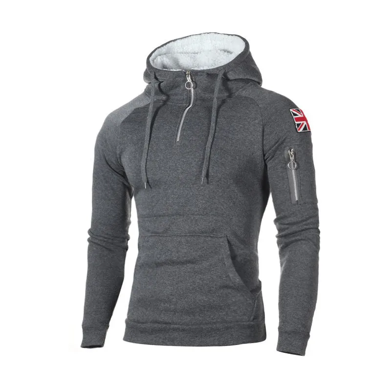 Men's Winter/Spring Casual Hooded Sweatshirt