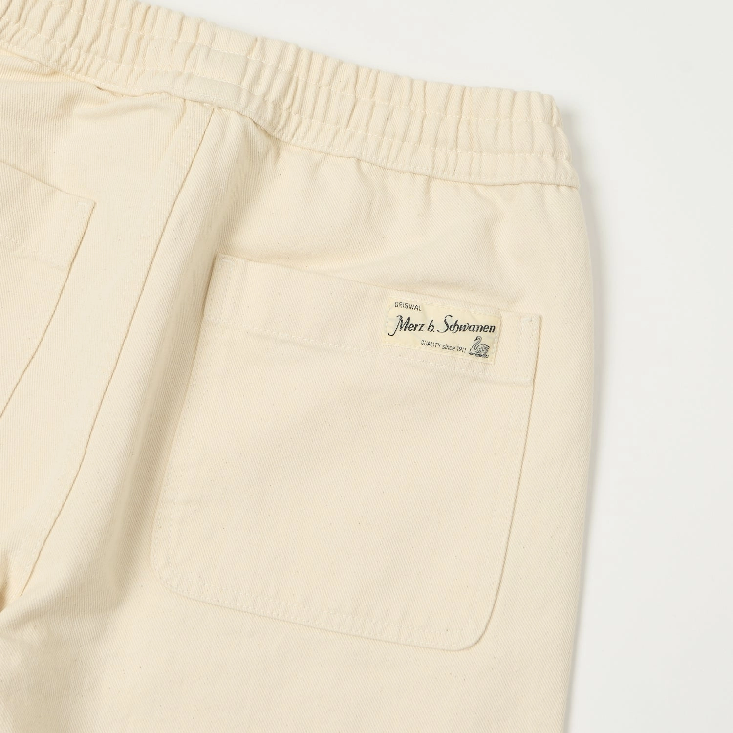 Merz b. Schwanen 'Good Basics' Drawstring Trousers - Nature Core Fit Sport Wear Fit