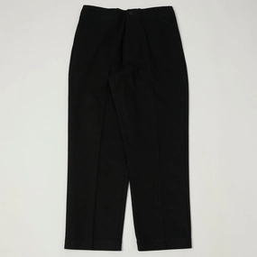 Quick Comfort Fit Utility Ready Merz b. Schwanen 'Good Basics' Organic Cotton Twill Chinos - Deep Black