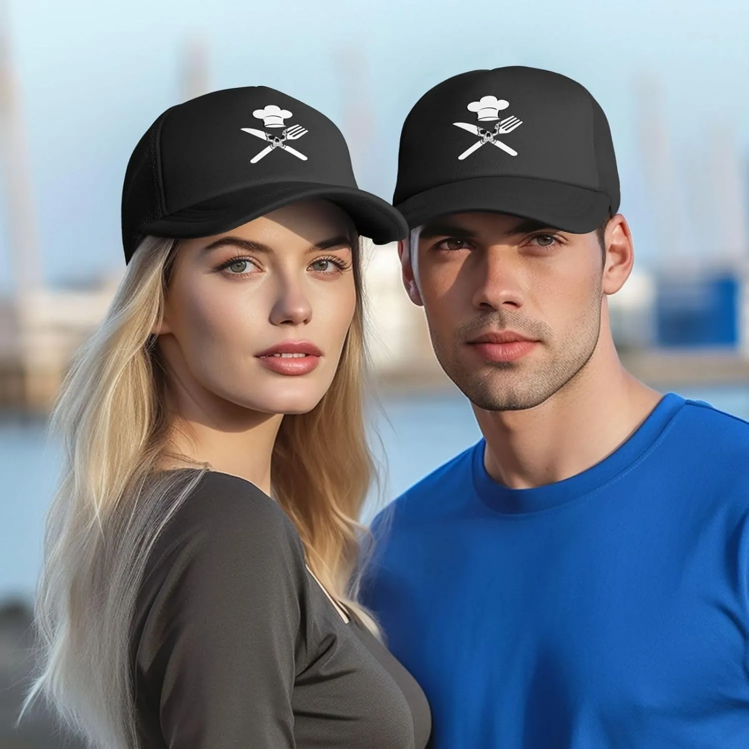 Mesh Hats Dad Caps Baseball Cap Adjustable Trucker Hat Unisex Adjustable