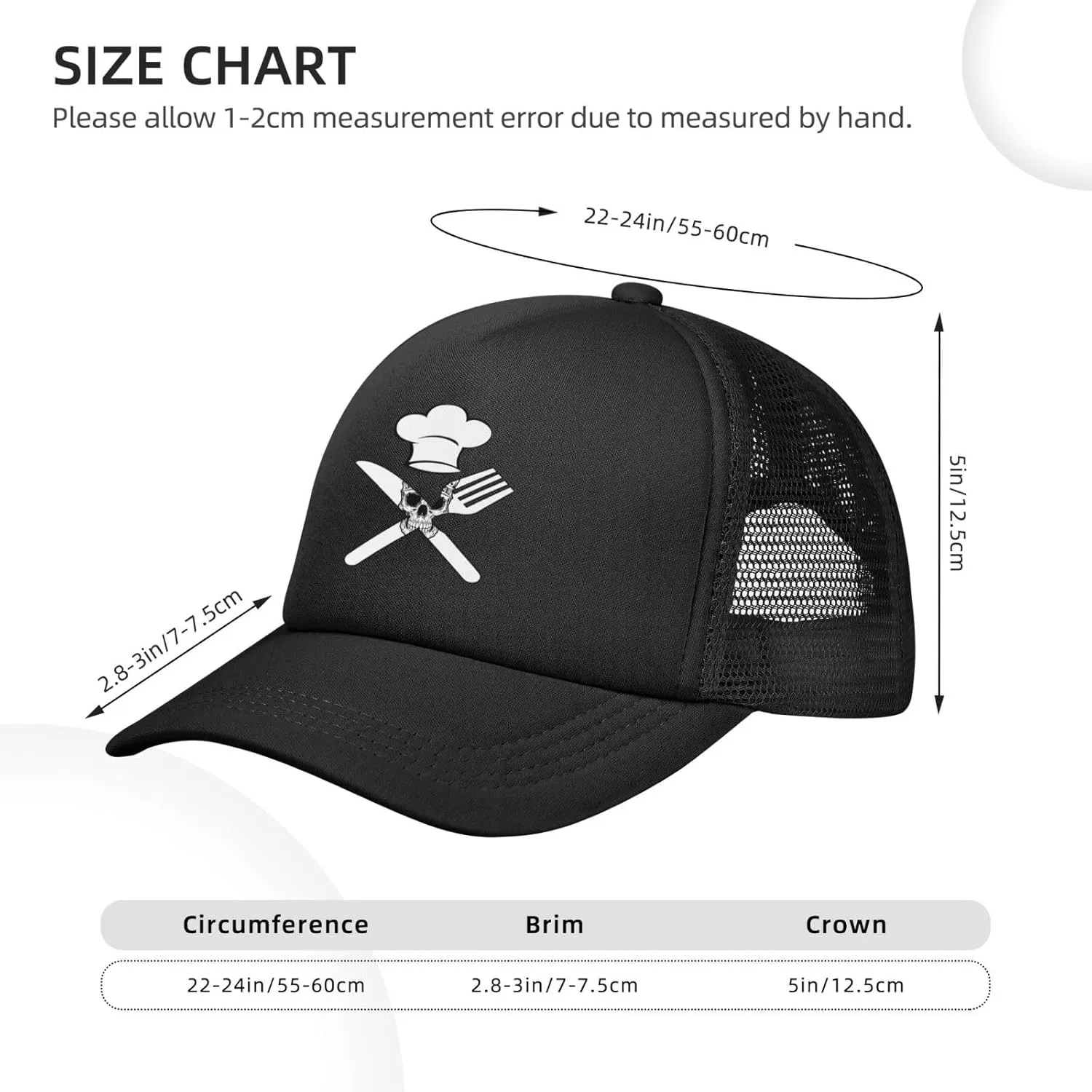 Mesh Hats Dad Caps Baseball Cap Adjustable Trucker Hat Unisex Adjustable