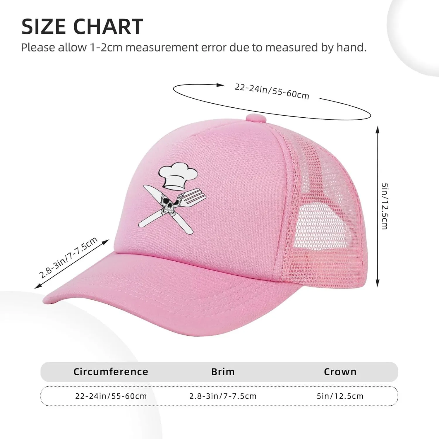 Mesh Hats Dad Caps Baseball Cap Adjustable Trucker Hat Unisex Adjustable
