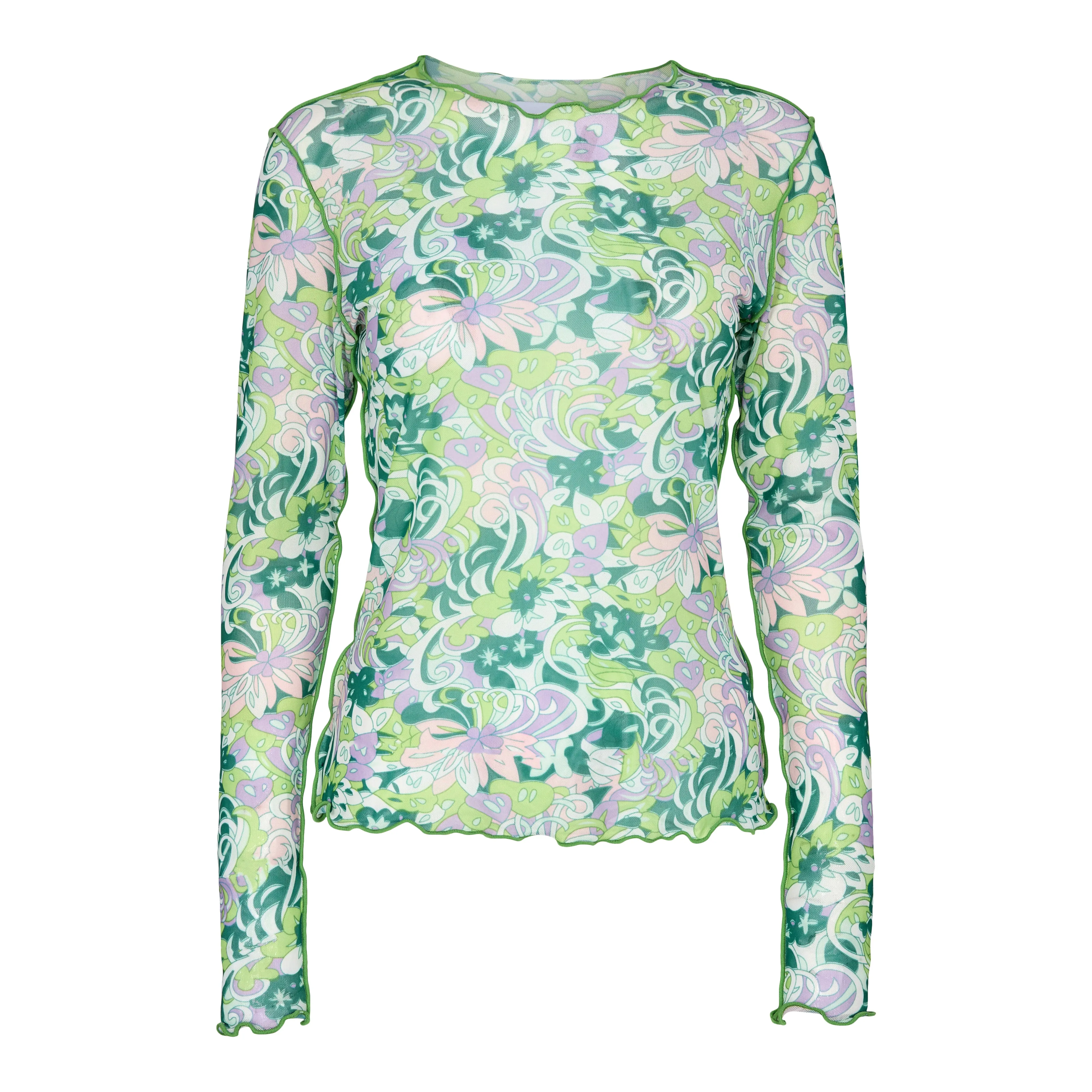 MESH-TOP-2 - FLOWER POWER