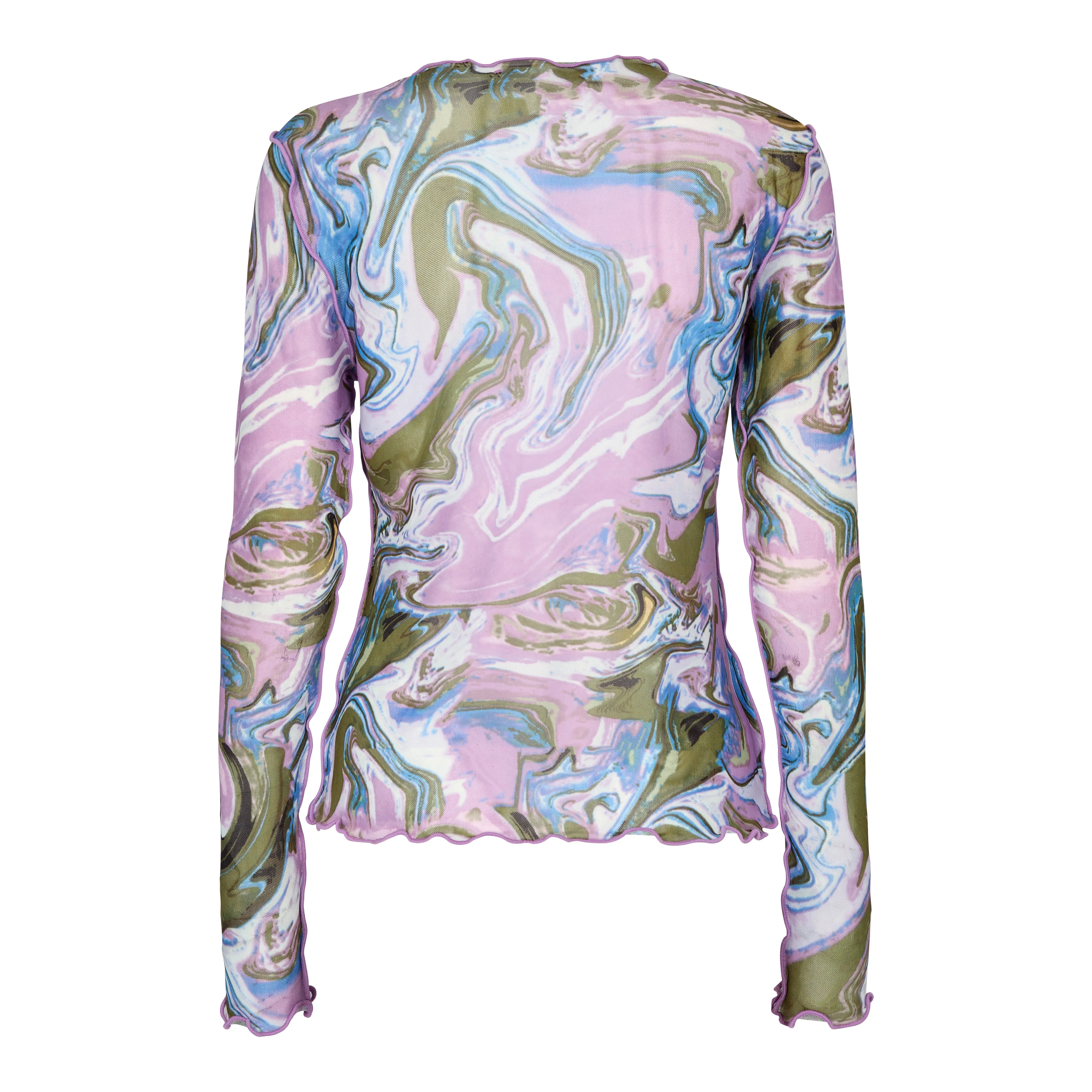 MESH-TOP-2 - PURPLE ARMY MARBLE