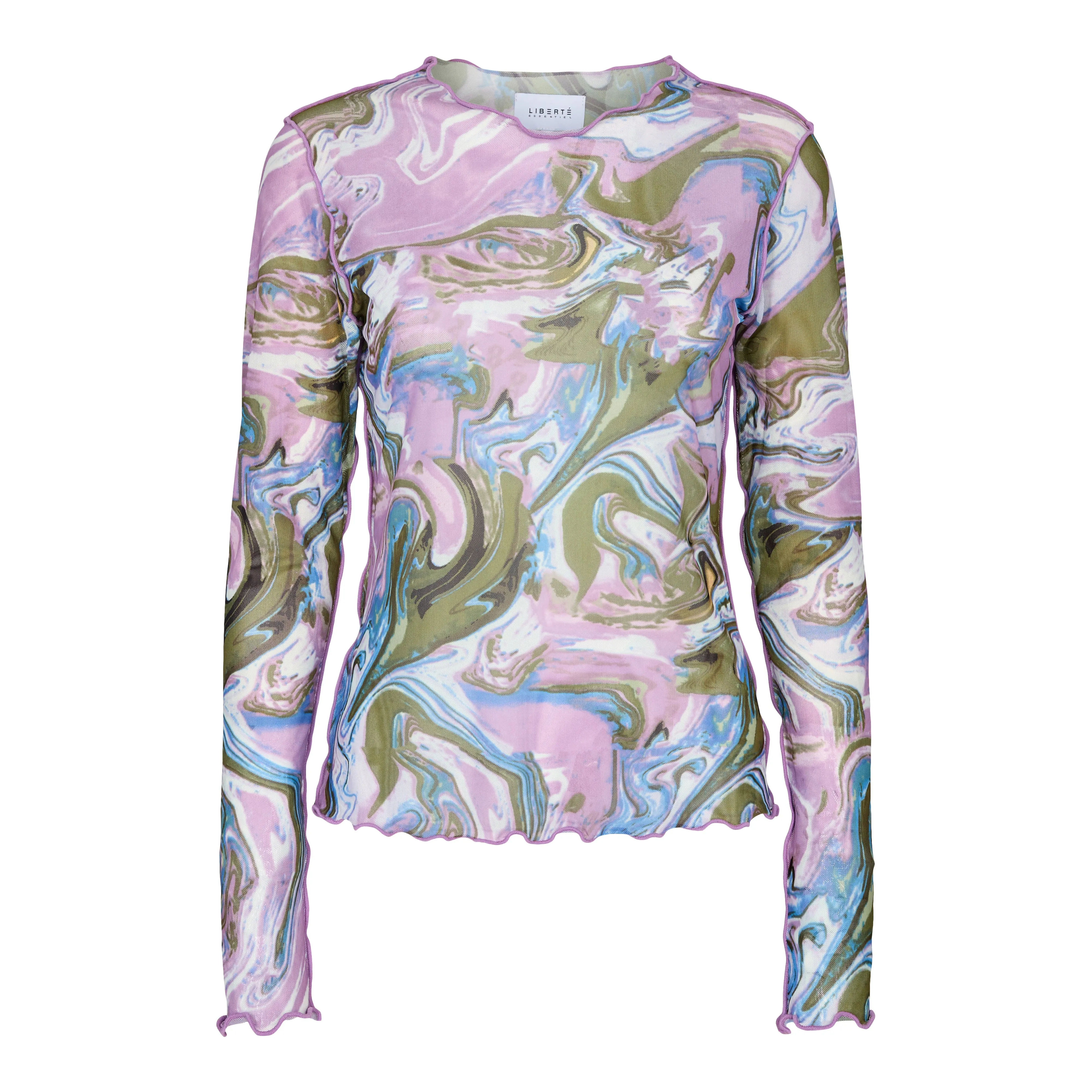MESH-TOP-2 - PURPLE ARMY MARBLE