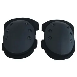 MFH Knee Pads, black, plastic protectors