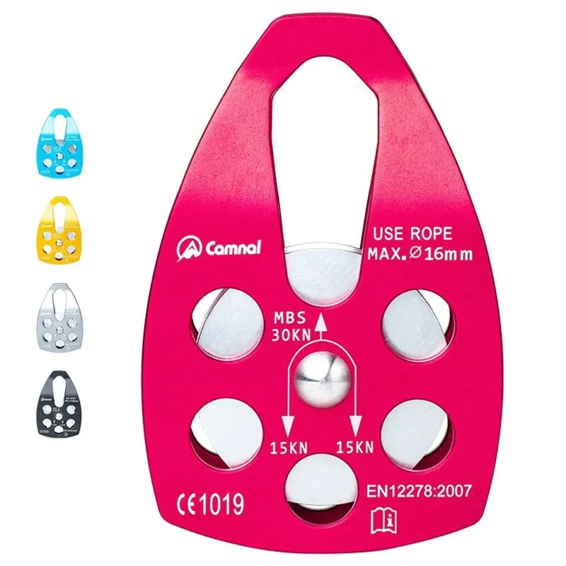 Micro Side Swing Pulley 30KN Climbing Rope Pulley Mountaineering Rescue Pulleys Dropship
