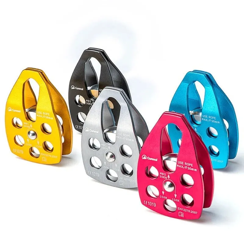 Micro Side Swing Pulley 30KN Climbing Rope Pulley Mountaineering Rescue Pulleys Dropship